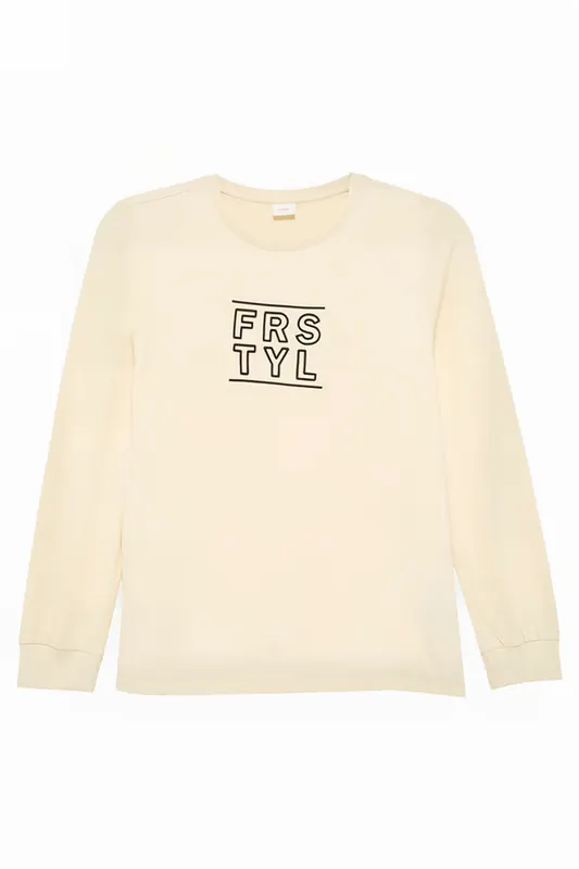 s.Oliver Junior T-shirts Offwhite Maat: 158/164 | T-Shirts Outlet | kids | Groen