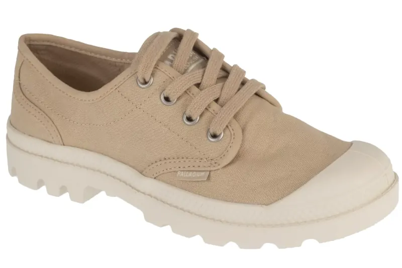 Palladium Pampa Oxford 92351-298-M, Damskie, Beżowe, trampki, tkanina, rozmiar: 40