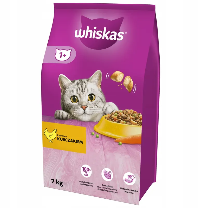 Whiskas Adult Sucha Karma Dla Kota Kurczak 7kg