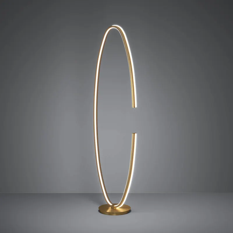 Lampa stojąca LED Stars of Light Bogado, złota, 143 cm, barwa światła