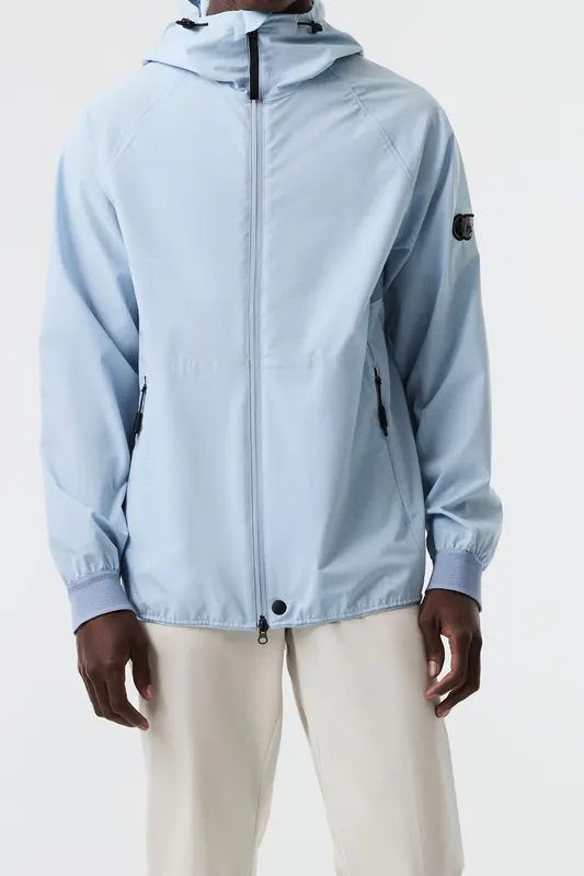 AlphaTauri Otent V1.y9.01 Jacket Fog Blue Maat: XL | Lichte Jassen Outlet | Heren | Blauw
