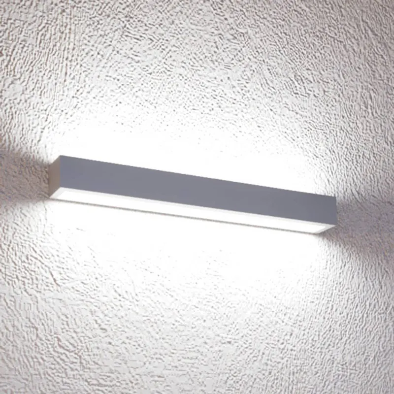 Kinkiet LED Mera, szerokość 40 cm, aluminium, 4000 K