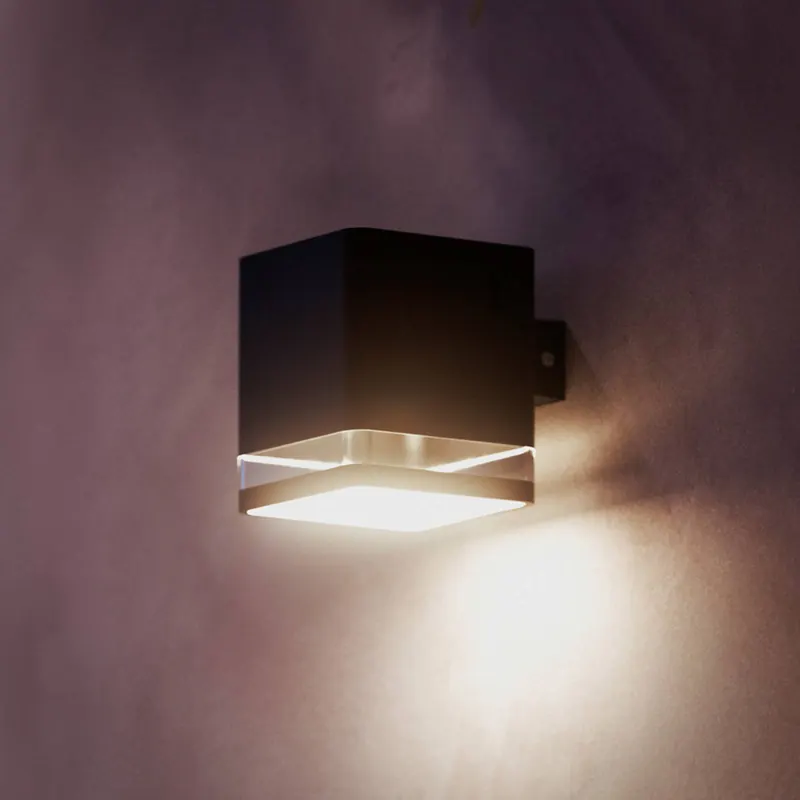 Philips Kinkiet zewnętrzny LED Virona, czarny, IP44