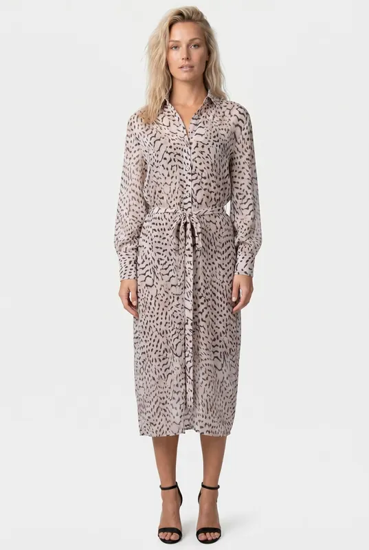 Paul Smith Womens Dress Transparent Maat: 44 | Blousejurken Outlet | Dames | Beige
