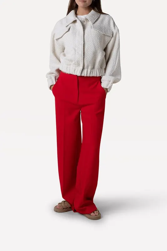 Another Label Moore Pants Fiery Red Maat: M | Pantalons Outlet | Dames | Rood