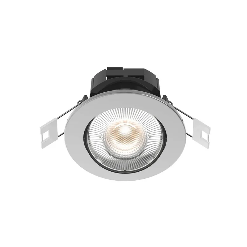 Lampa sufitowa wpuszczana typu downlight Calex Smart, stalowa