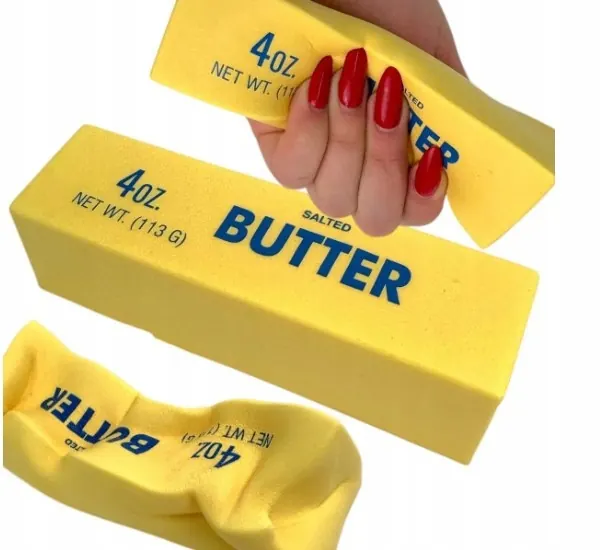 Antystresowy Gniotek Butter – Sensoryczna Zabawka do Ściskania