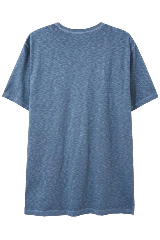 White Stuff Abersoch Short Sleeve Tee Mid Coral Maat: XXL | Basic T-Shirts Outlet | Heren | Blauw