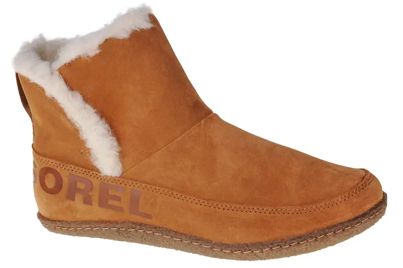 Sorel Nakiska Bootie 1876141224, Damskie, Brązowe, buty zimowe, skóra zamszowa, rozmiar: 36