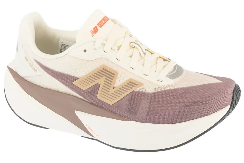 New Balance FuelCell Rebel v5 WFCXLJ5, Damskie, Beżowe, buty do biegania, tkanina, rozmiar: 37,5