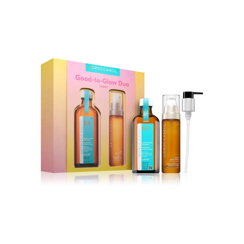 Moroccanoil Good-to-Glow Duo Light zestaw do włosów i ciała 1 szt.