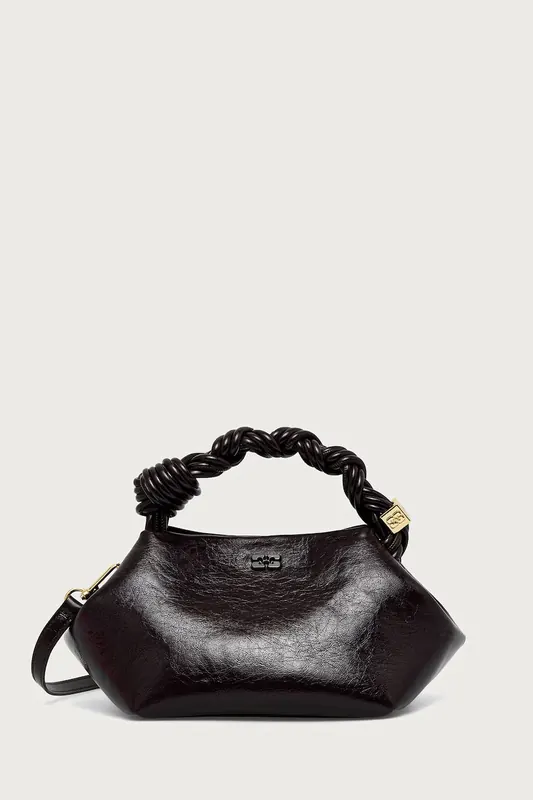 GANNI  Bou Small Deep Shine torebka crossbody damska