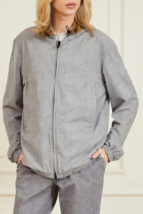 GUESS Marciano By  Formal Performance Light Wool Grey Bomber Maat: L | Bomberjacks Outlet | Dames | Grijs