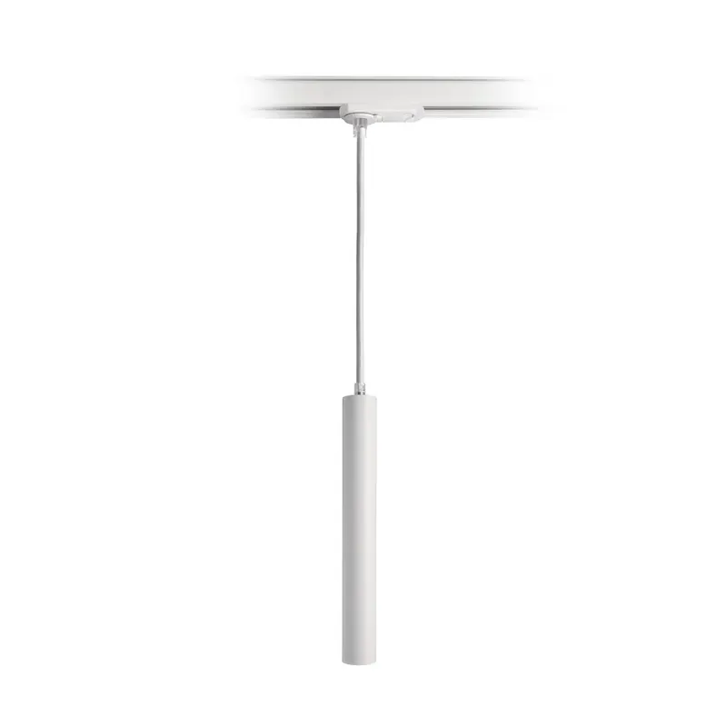 Lampa wisząca LED Slim, szyna 1-fazowa, biała, aluminium, 5 W, 2700 K