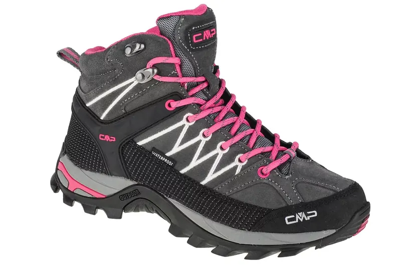 CMP Rigel Mid 3Q12946-103Q, Damskie, Szare, buty trekkingowe, skóra zamszowa, rozmiar: 36