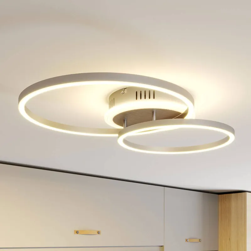 Lampa sufitowa Lindby Smart LED Edica, 58 cm, Tuya, CCT