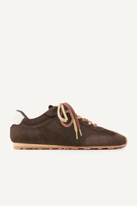 Nubikk Billy Lou Cow Pony Brown Maat: 40 | Sneakers Outlet | Dames | Bruin
