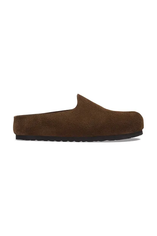 Birkenstock klapki zamszowe Amsterdam Wrapped Suede Leather