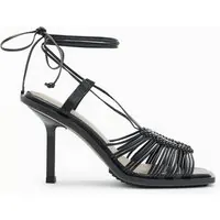 AllSaints Dina Heeled Sandal Black Maat: 36 | Sandalen Outlet | Dames | Zwart
