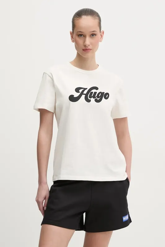 HUGO t-shirt bawełniany