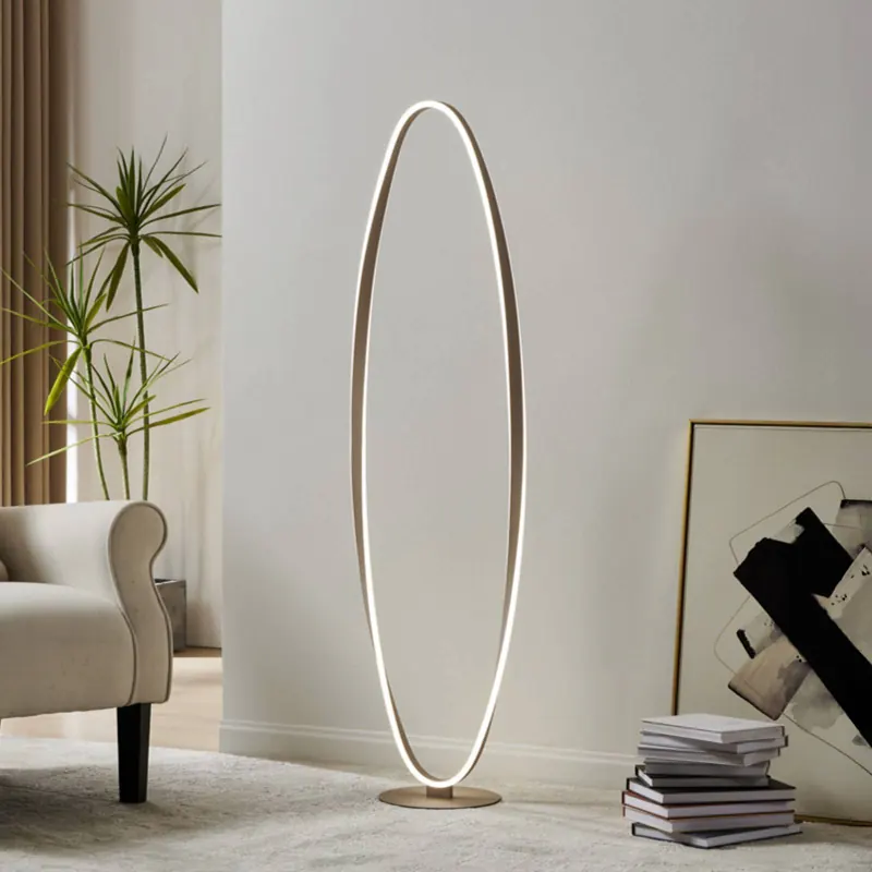 Lampa stojąca LED EGLO CAMEROTA, beżowa, wysokość 143 cm, CCT, ściemniany