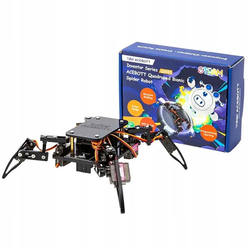 Vzdelávací set na učenie programovania pre deti Robot pavúk Stem