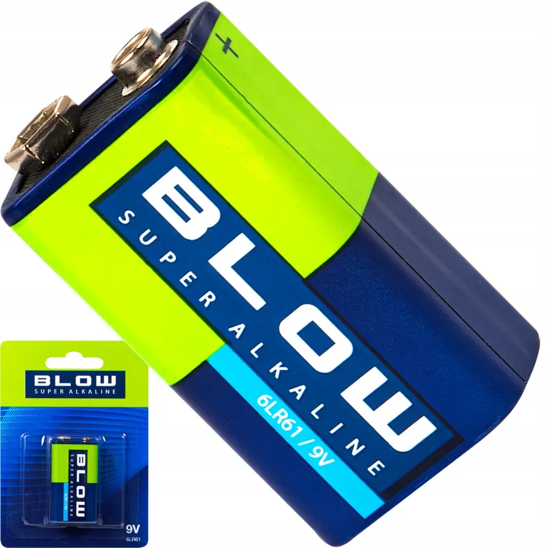 1X Bateria Alkaliczna 9V 6LR61 Zabawki Latarka 6LF22