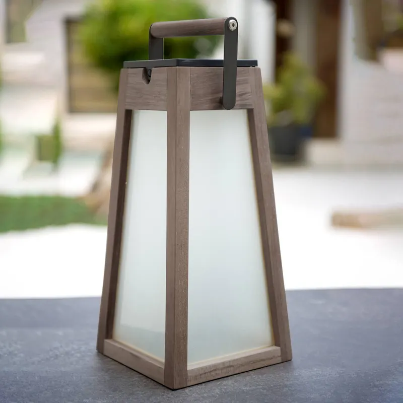 Latarnia solarna LED Tecka, Duratec szara 39cm