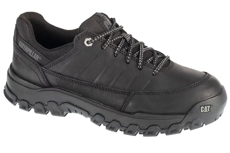 Caterpillar Threshold Rebound Low P726207, Męskie, Czarne, buty sneakers, skóra naturalna, rozmiar: 43