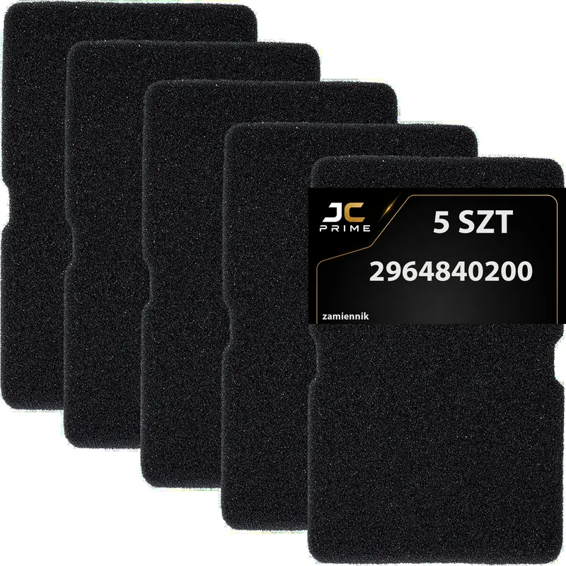 5x Filtr piankowy do suszarek bębnowych Beko Grundig Smeg 2964840200
