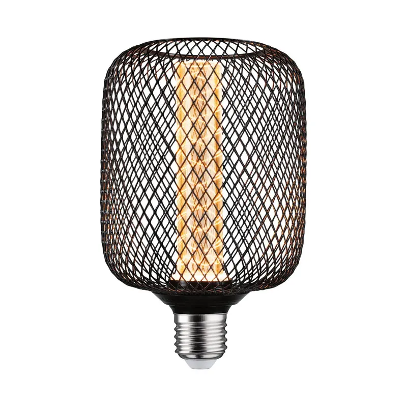 Paulmann LED Metallic Glow Zyl Spiral E27 czarny