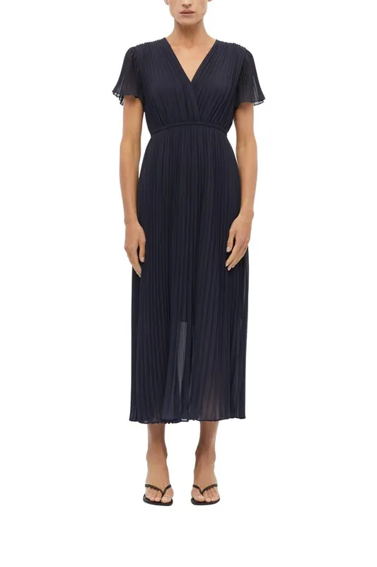 Comma Dresses Marine Maat: 44 | Midi Jurken Outlet | Dames | Blauw