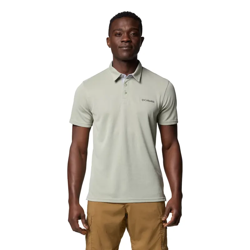 Columbia Nelson Point Polo 1772721347, Męskie, Zielone, koszulki polo, Modal, rozmiar: M