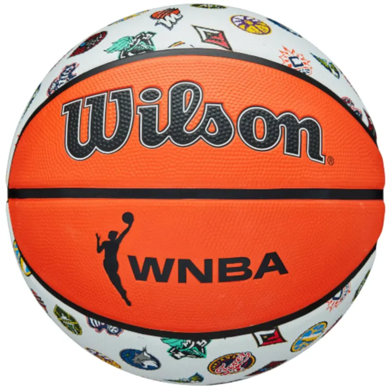 Wilson WNBA All Team Ball WTB46001X, Unisex, Pomarańczowe, piłki do koszykówki, Guma, rozmiar: 6