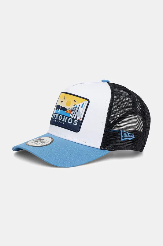 New Era czapka z daszkiem trucker z bawełną NE LOCATION PATCH TRUCKER