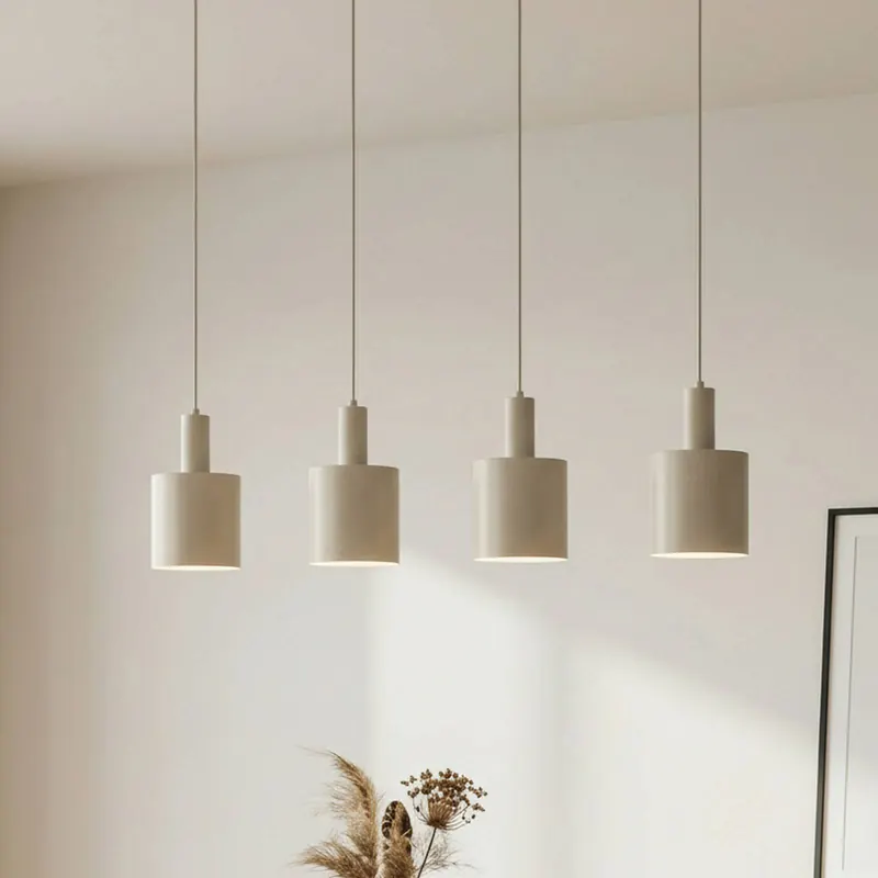 Lampa wisząca Lindby Ovelia, beżowy, 4-punktowa, metal, E27