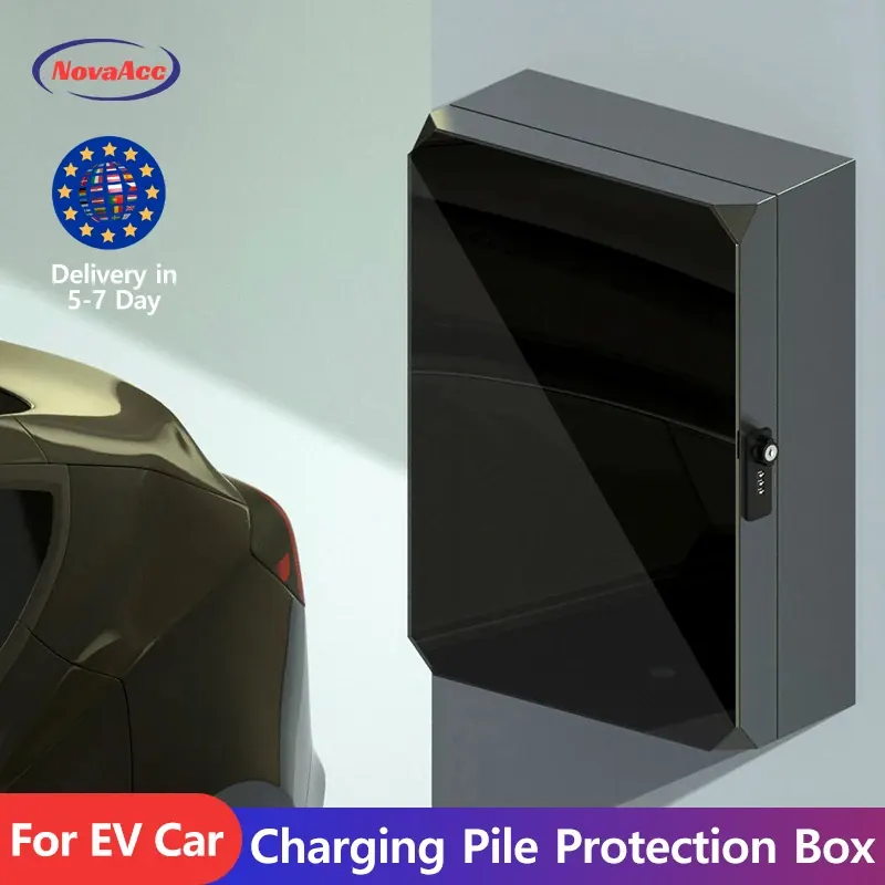 NovaACC Stacja ładująca Box do samochodu Tesla EV Złącze ścienne Ładowarka Organizer kabli Wodoodporna zewnętrzna osłona ładowarki ściennej