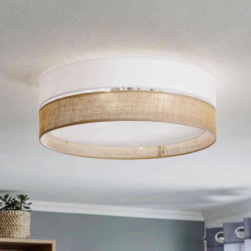 Lampa sufitowa Linobianco, Ø 45 cm