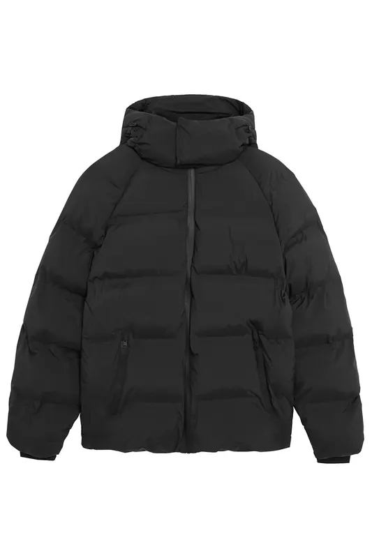 Lyle & Scott Welded Puffer Jacket Jet Black Maat: S | Winterjassen Outlet | Heren | Zwart