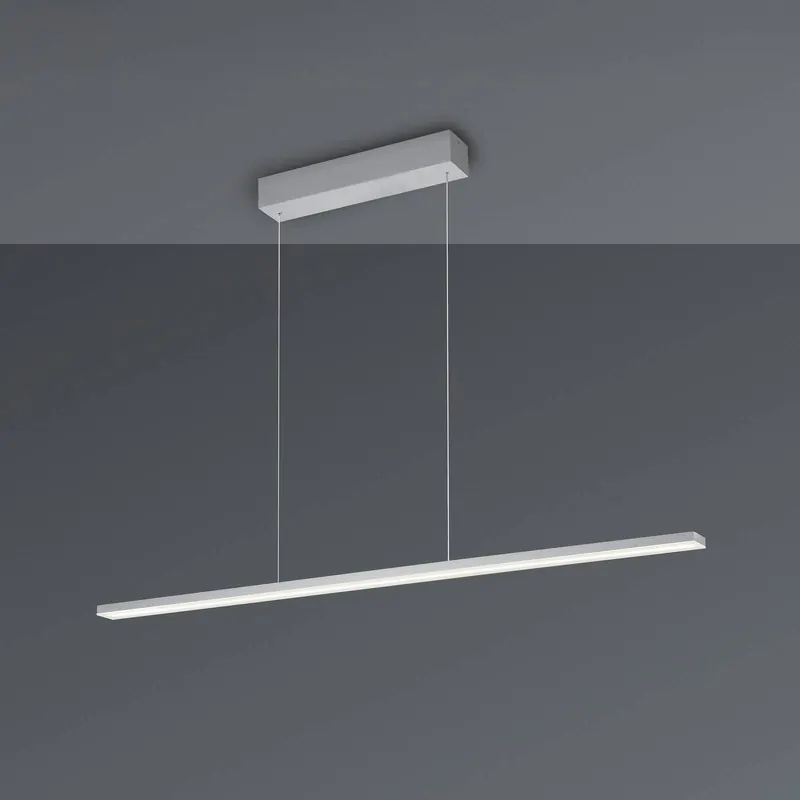 Żyrandol LED Bopp Baseline 2.0, aluminium, długość 119 cm