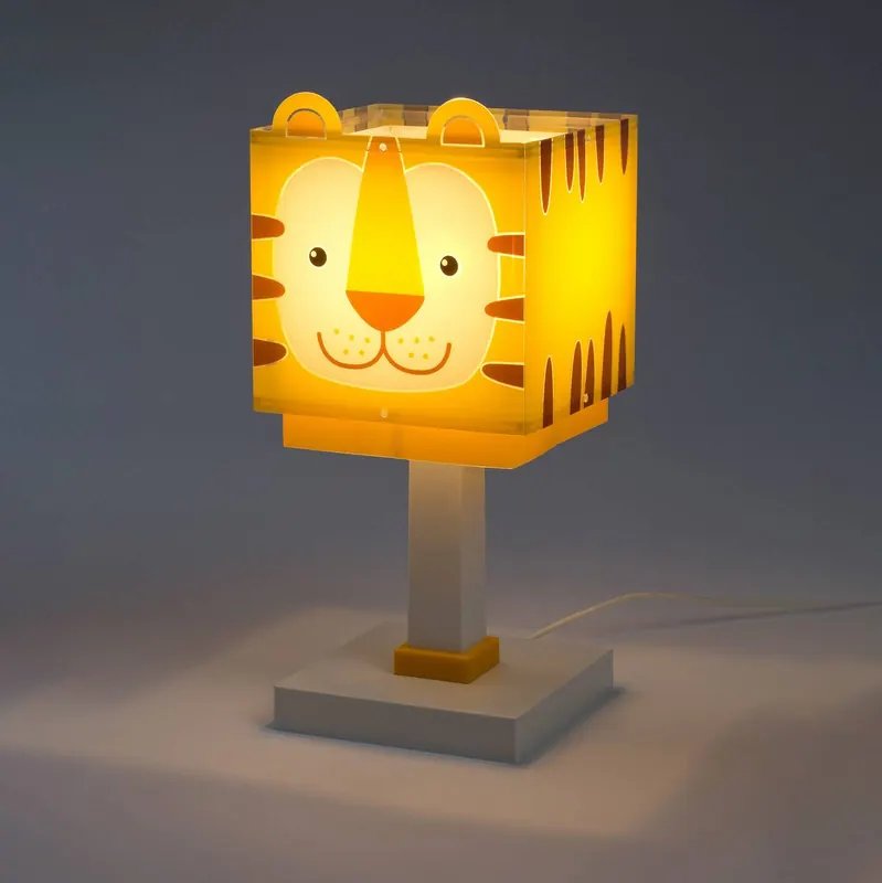 Lampa stołowa dla dzieci Little Tiger, G4, szerokość 14 cm