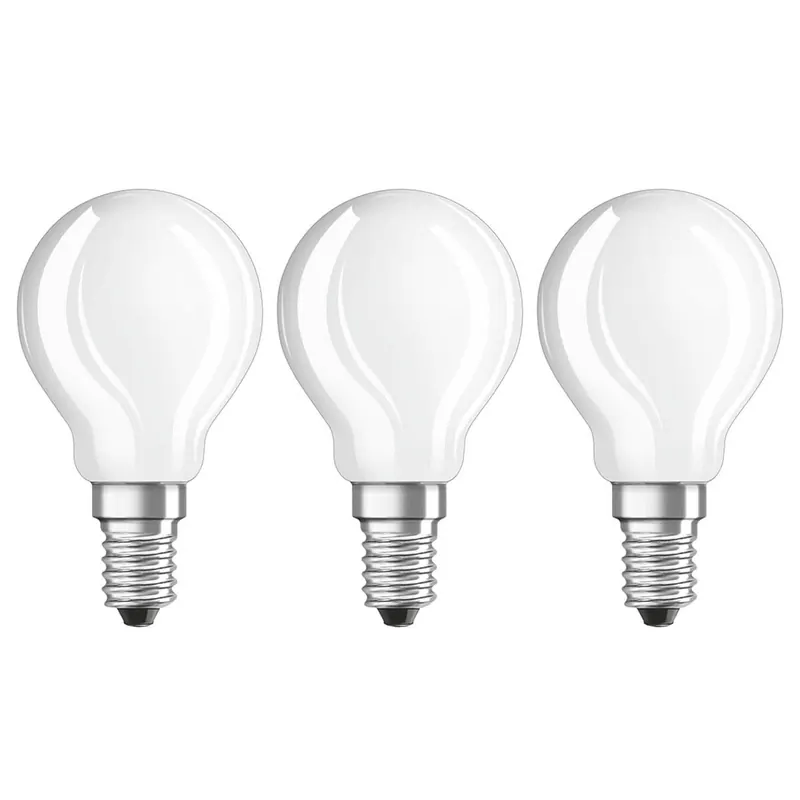 Żarówka LED E14 4W ciepła biel 470 lumenów, 3 szt.
