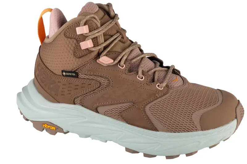 Hoka W Anacapa 2 Mid GTX 1142831F-DIFL, Damskie, Brązowe, buty trekkingowe, przewiewna siateczka, rozmiar: 38 2/3