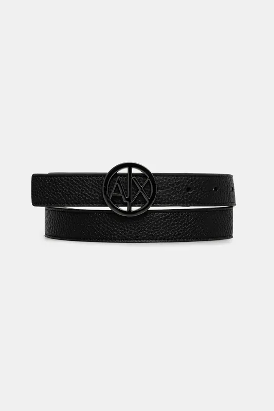 Armani Exchange pasek dwustronny damski z imitacji skóry