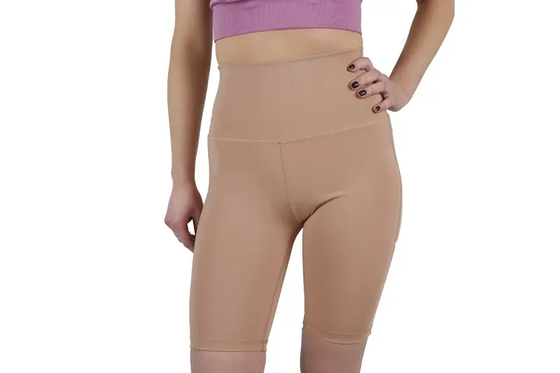GymHero Shorts SHORTS-NUDE, Damskie, Beżowe, spodenki, poliester, rozmiar: L