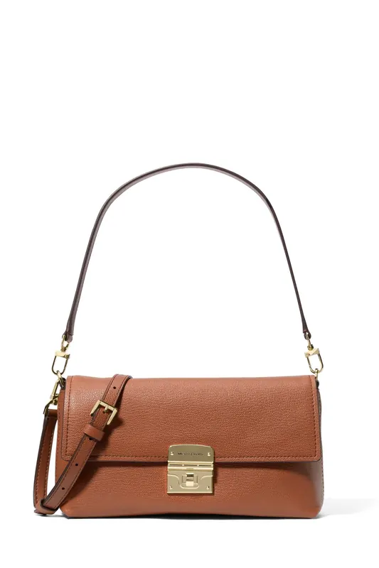 Michael Kors Medium Convertible Pouchette Crossbody Luggage Maat: OS | Handtassen Outlet | Dames | Bruin