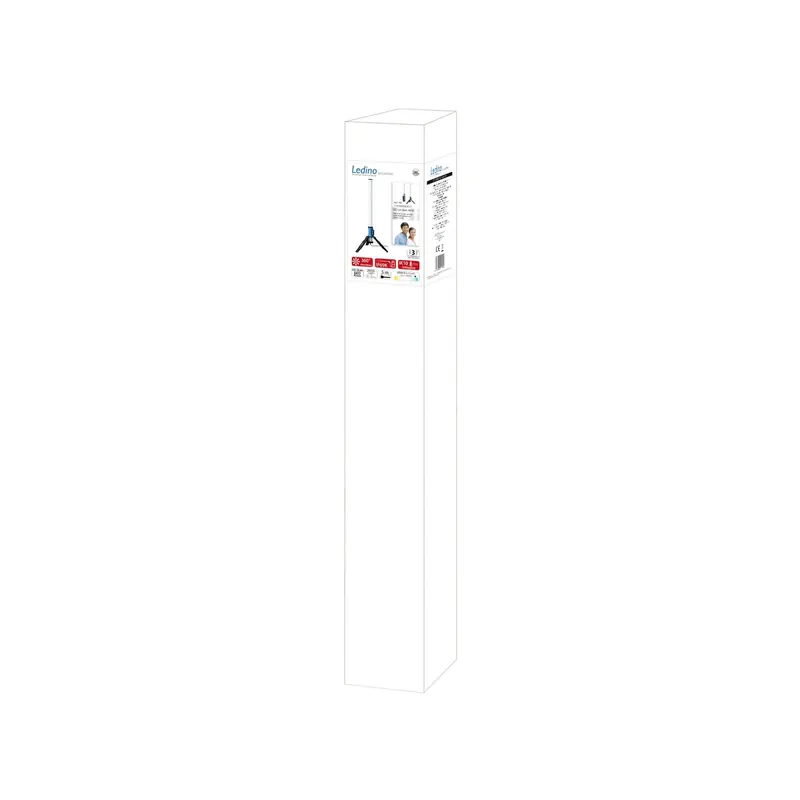 Słupek LED Rath 360° niebieski/czarny 6 500 K 180W