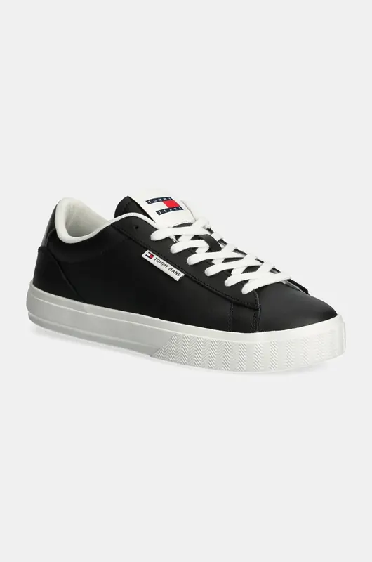 Tommy Jeans sneakersy skórzane TJW CUPSOLE SNEAKER METALLIC