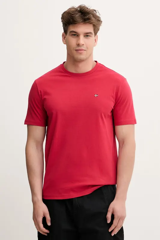 Napapijri T-shirt męski bawełniany SALIS