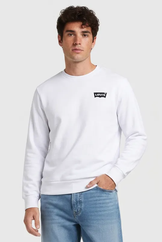 Levi's Graphic Sweatshirt Batwing Filled White Maat: XL | Sweaters Outlet | Heren | Wit